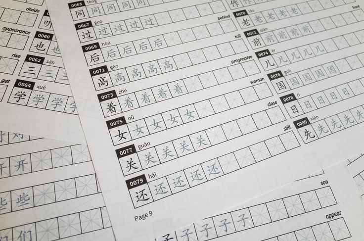 chinese character practice - mistakes when learning chinese